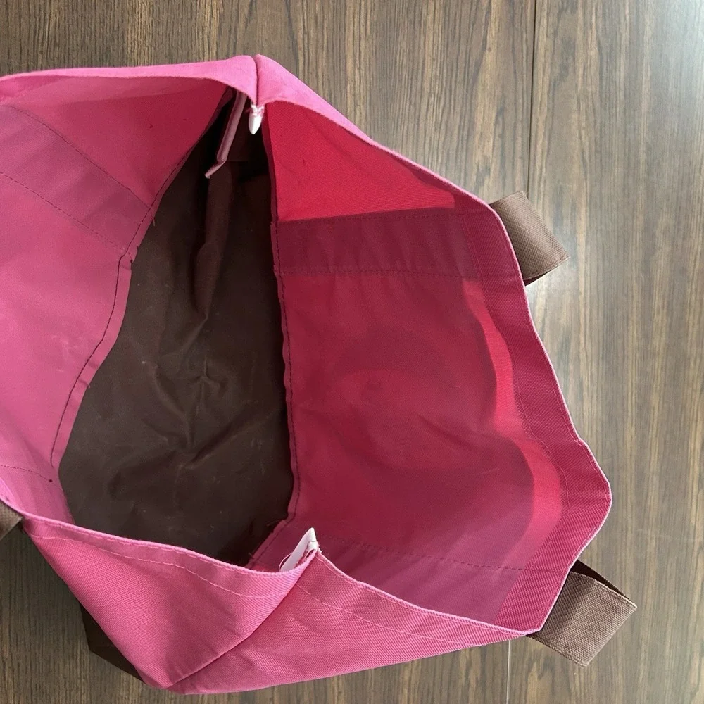 Oprah‎ Magazine Live Your Best Life Pink Brown Tote Y2K Collectible